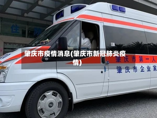 肇庆市疫情消息(肇庆市新冠肺炎疫情)