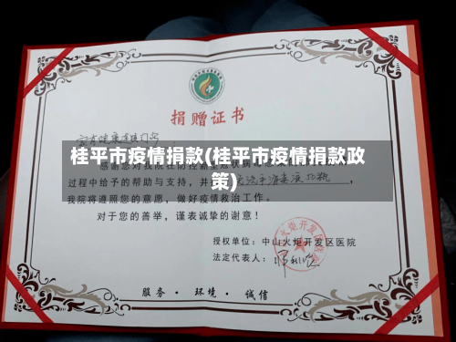 桂平市疫情捐款(桂平市疫情捐款政策)