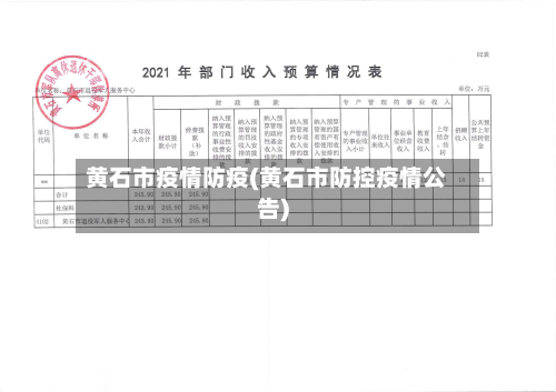 黄石市疫情防疫(黄石市防控疫情公告)