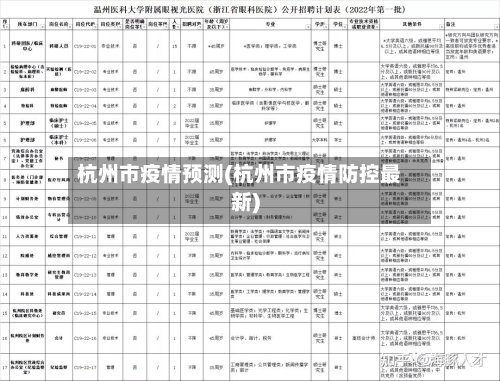 杭州市疫情预测(杭州市疫情防控最新)-第2张图片