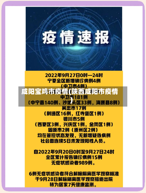 咸阳宝鸡市疫情(陕西咸阳市疫情)